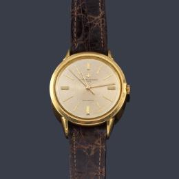 Lote 2584: VACHERON & CONSTANTIN de caballero con caja en oro amarillo de 18 K.