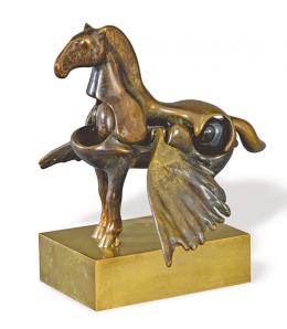 Lote 569: FRANCISCO BARÓN - Pegaso. Alma grande de caballo