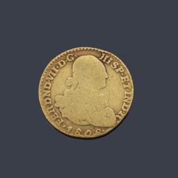 Lote 2565: Fernando VII, 1 escudo Nuevo Reino J.F