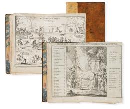 Lote 0010<br>FRANÇOIS ROBINCHON DE LA GUÉRINIÈRE - École de cavalerie, contenant la connaissance, l'instruction et la conservation du cheval. París, 1736