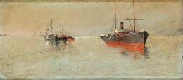 Lote 127: ESCUELA ESPAÑOLA S. XIX - Barcos