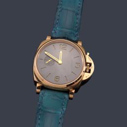 Lote 2568: PANERAI Luminor Marina ref. OP7079 edición especial S258/500 de caballero con caja en oro rosa de 18 K.