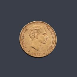 Lote 2630: Alfonso XII 25 pesetas 1877 DEM