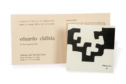 Lote 622: EDUARDO CHILLIDA - Galería Carl Van der Voort