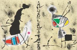 Lote 638: JOAN MIRÓ - Maravillas con variaciones acrósticas en el Jardín de Miró