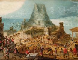 Lote 64: SEGUIDOR DE HENDRICK VAN CLEVE III S. XVI - Torre de Babel