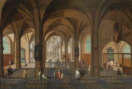 Lote 67: PIETER NEEFS I - Interior de la catedral de Amberes