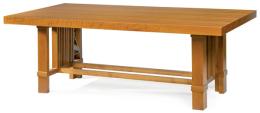 Lote 1302: Frank Lloyd Wright (1867-1959) para Cassina<br>Mesa de comedor '608 Taliesin'