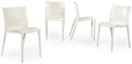 Lote 1339: Philippe Starck (Paris 1949) para XO 1999 <br>Conjunto de cuatro sillas SLICK SLICK