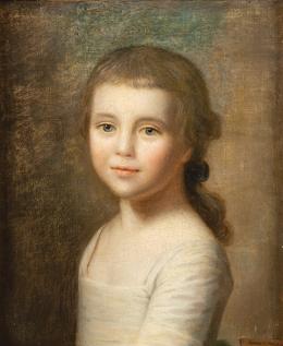 Lote 88: ESCUELA FRANCESA S. XVIII - Retrato de Niña