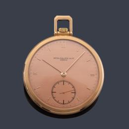 Lote 2509<br>PATEK PHILIPPE lepin con caja en oro rosa de 18 K