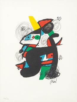 Lote 608: JOAN MIRÓ - La Mélodie Acide XI