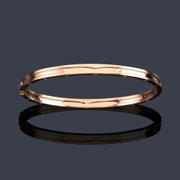 Lote 2272: BVLGARI<br>Pulsera de la colección 'B.Zer0' en oro rosa de 18K.