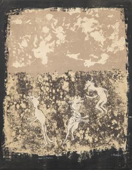 Lote 541: JEAN DUBUFFET - Jeux et Travaux