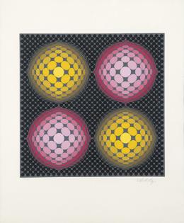 Lote 0585<br>VICTOR VASARELY - Metagalaxie