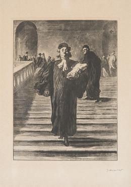 Lote 0064<br>DESPUÉS DE HONORÉ DAUMIER - Le Juge