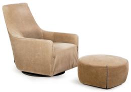 Lote 1362: Rodolfo Dordoni (Milán, 1954) para Minotti 2005<br>Butaca Portofino con reposapiés