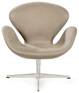 Lote 1392: Arne Jacobsen (Conpenhague, 1902-1971) para Fritz Hansen<br>Butaca Swan (Swan Chair)