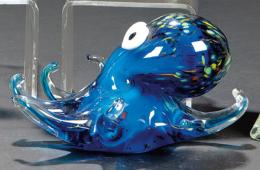 Lote 1397<br>Pulpo de cristal de Murano.