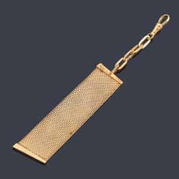 Lote 2482: Chatelaine Rolex en oro amarillo de 18 K.