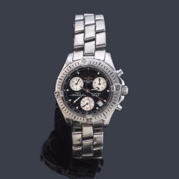 Lote 2525: BREITLING Mod Chrono Ocean Colt ref. A 53050 modelo cadete con caja y brazalete en acero.