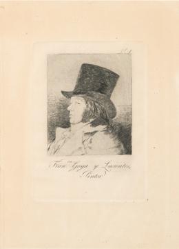 Lote 275: FRANCISCO DE GOYA Y LUCIENTES - Autorretrato