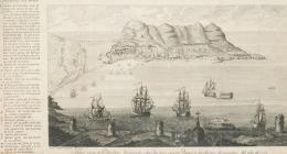 Lote 325-A: BARTOLOMÉ VÁZQUEZ - Nueva vista de Gibraltar, levantada sobre los más exactos planos y modernos documentos del año de 1782