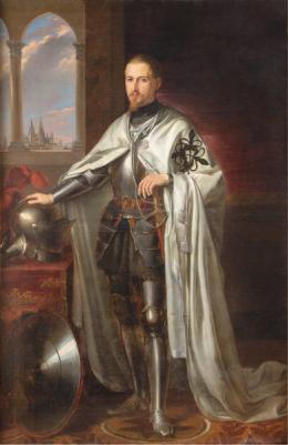 Lote 331: JOSÉ DE MADRAZO - Retrato de don Vicente Ferrer del Alcázar y Vera de Aragón XII conde de Requena. 1845