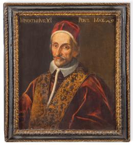 Lote 54: ESCUELA ITALIANA S. XVII - Retrato del papa Inocencio XI