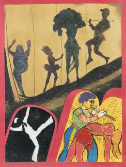 Lote 1219: R.B. KITAJ - Performing Arts Center