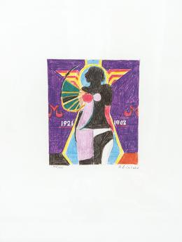 Lote 1222: RICHARD LINDNER - Marilyn was here