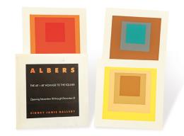 Lote 1258: JOSEF ALBERS - The 48" x 48" Homage to the Square