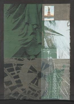 Lote 1263: ROBERT RAUSCHENBERG - Statue of Liberty