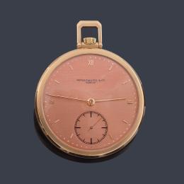 Lote 2539<br>PATEK PHILIPPE lepin con caja en oro rosa de 18 K