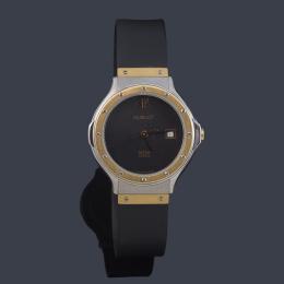 Lote 2590: HUBLOT Classic ref. 1391.2 de señora con caja en acero y oro de 18 K.