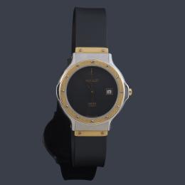 Lote 2592: HUBLOT Classic ref. 1391.2 de señora con caja en acero y oro de 18 K.