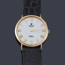 Lote 2622: ROLEX Cellini ref. 4112 nº W042264 de caballero con caja en oro amarillo de 18 K.