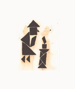 Lote 0436<br>DONALD BAECHLER - Tangram