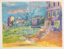 Lote 573: JEAN DUFY - Montmartre