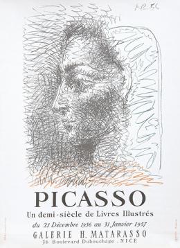 Lote 0576<br>PABLO PICASSO - Picasso- Un demi-siècle de Livres Illustrés (Galerie H. Matarasso)