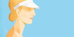 Lote 598: ALEX KATZ - White Visor