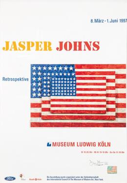 Lote 621: JASPER JOHNS - Jasper Johns. Retrospektive