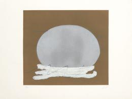 Lote 653: ANTONI TÀPIES - Oval i Blanc