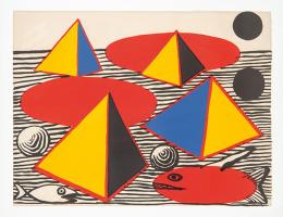 Lote 662: ALEXANDER CALDER - Pyramids and Fish