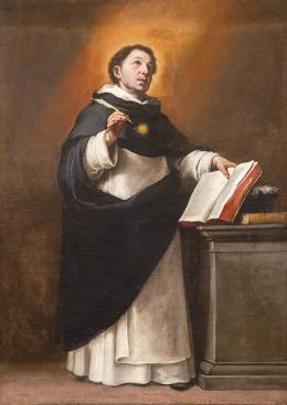 Lote 0053<br>BARTOLOMÉ ESTEBAN MURILLO - La inspiración de Santo Tomás de Aquino, c. 1650