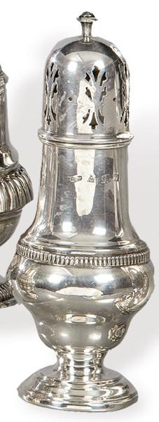 Lote 1156: Azucarero de plata inglesa punzonada Ley Sterling de posiblmente British Silverware Ltd, Birmingham 1971.