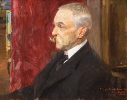 Lote 0065<br>JOAQUÍN SOROLLA - Retrato de Manuel M. Ducassi y de Laiglesia