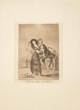 Lote 7: FRANCISCO DE GOYA Y LUCIENTES - Quien mas rendido?