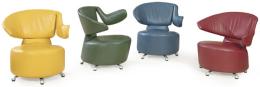 Lote 1409: Toshiyuki Kita (Osaka, 1942) para Cassina 2000<br>Pareja de sillones K06 Biki