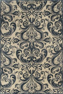 Lote 1508: Alfombra de lana The Rug Company.<br>Con campo gris y flores ligeramente en relieve.